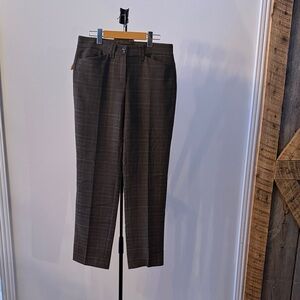 BRAX FEEL GOOD BROWN WITH DISCREET CHECKERED